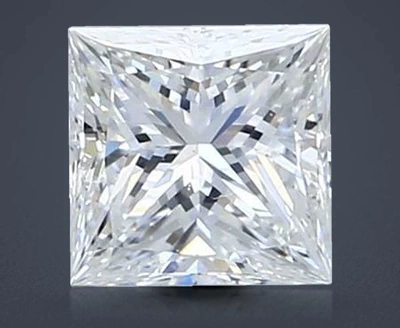 1.01ct G VS2 Rare Carat Ideal Cut Princess Diamond