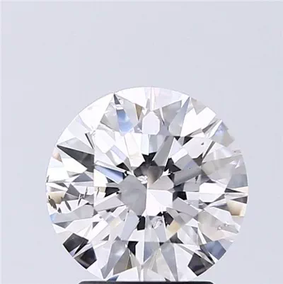 2.01ct E SI2 Rare Carat Ideal Cut Round Diamond