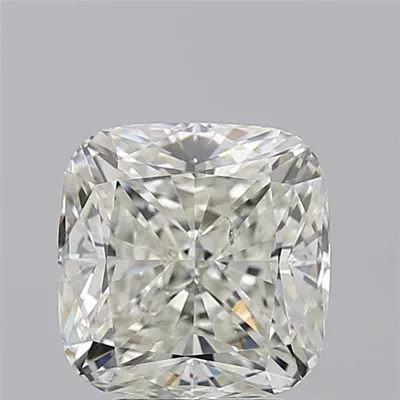 3.50ct I SI1 Rare Carat Ideal Cut Cushion Diamond