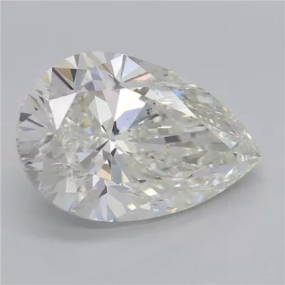 5.01ct I SI1 Very Good Cut Pear Diamond