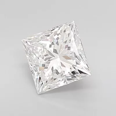 2.54ct E VVS2 Rare Carat Ideal Cut Princess Lab Grown Diamond