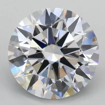3.01ct E VS1 Rare Carat Ideal Cut Round Lab Grown Diamond