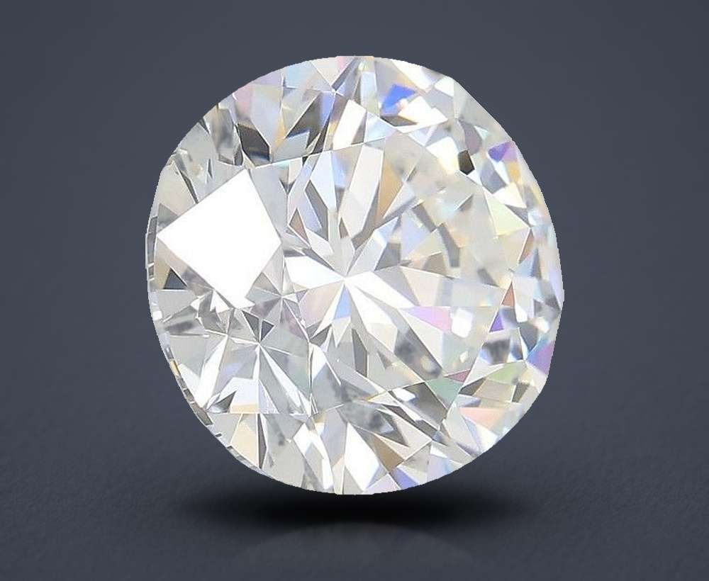 4.04ct F VS1 Rare Carat Ideal Cut Round Lab Grown Diamond