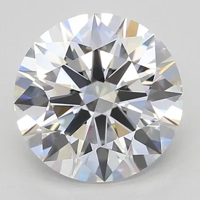 3.41ct D VVS2 Rare Carat Ideal Cut Round Lab Grown Diamond