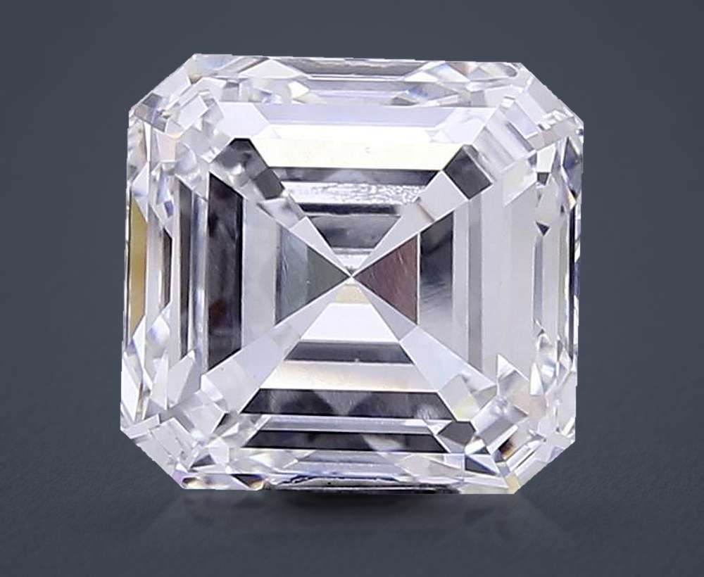10.06ct E VS1 Rare Carat Ideal Cut Asscher Lab Grown Diamond