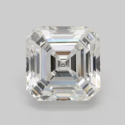 7.09ct F VS1 Rare Carat Ideal Cut Asscher Lab Grown Diamond