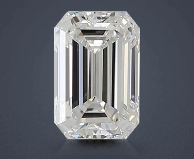 1.33ct D VVS2 Rare Carat Ideal Cut Emerald Lab Grown Diamond