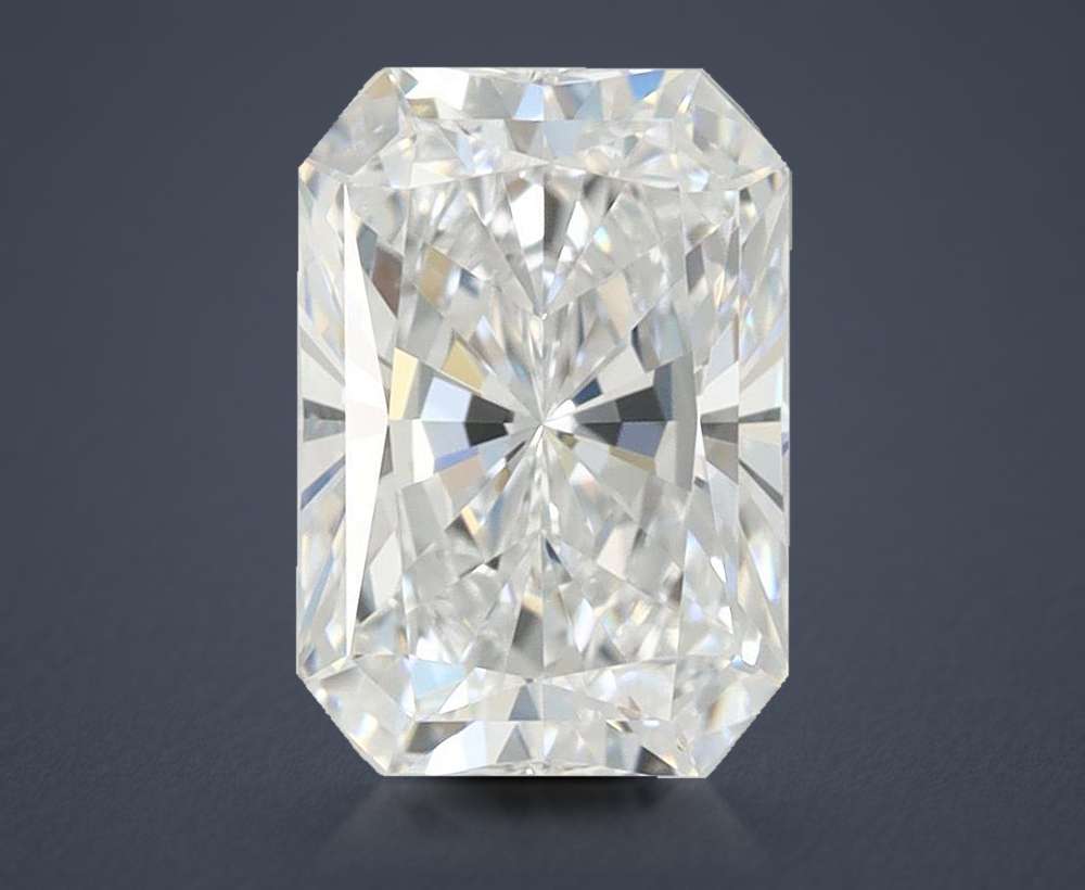 1.62ct D VVS1 Rare Carat Ideal Cut Radiant Lab Grown Diamond