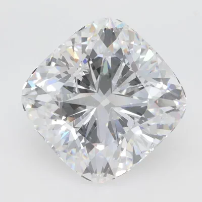 4.21ct D VVS1 Rare Carat Ideal Cut Cushion Lab Grown Diamond