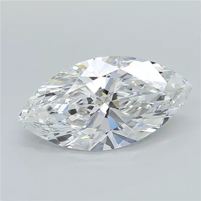 2.54ct D IF Rare Carat Ideal Cut Marquise Lab Grown Diamond