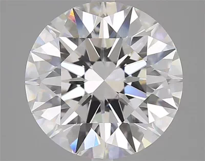 3.21ct E FL Rare Carat Ideal Cut Round Diamond