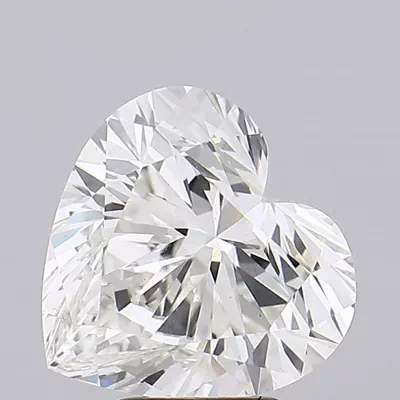 5.05ct G VS1 Rare Carat Ideal Cut Heart Lab Grown Diamond