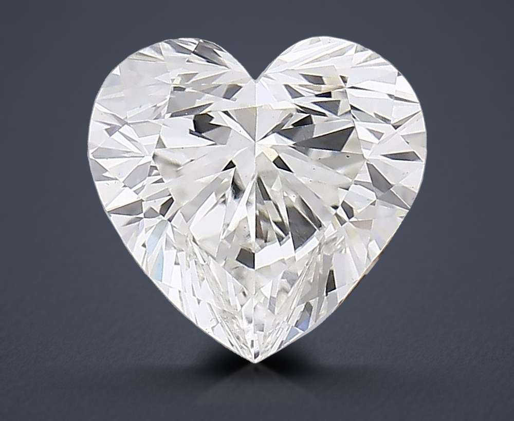 5.05ct G VS1 Rare Carat Ideal Cut Heart Lab Grown Diamond