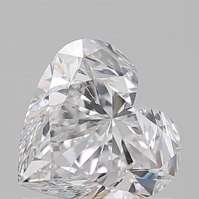 0.95ct D SI2 Rare Carat Ideal Cut Heart Diamond