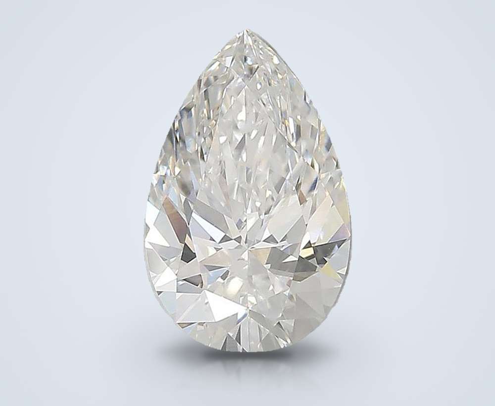 1.77ct E VVS2 Rare Carat Ideal Cut Pear Lab Grown Diamond