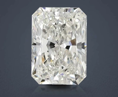 4.04ct J SI1 Rare Carat Ideal Cut Radiant Diamond