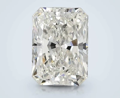 4.04ct J SI1 Rare Carat Ideal Cut Radiant Diamond