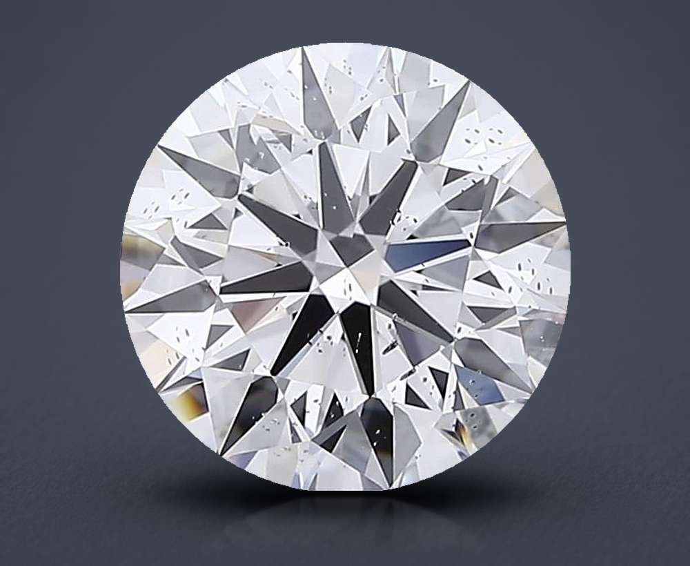 1.58ct D SI2 Rare Carat Ideal Cut Round Lab Grown Diamond