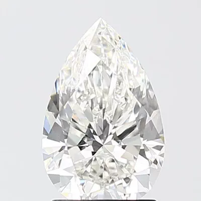 1.55ct F VVS2 Rare Carat Ideal Cut Pear Lab Grown Diamond