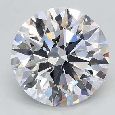 2.74ct D VS1 Rare Carat Ideal Cut Round Lab Grown Diamond