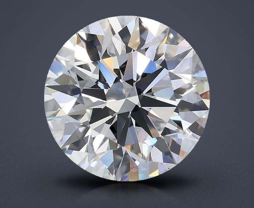 2.74ct D VS1 Rare Carat Ideal Cut Round Lab Grown Diamond