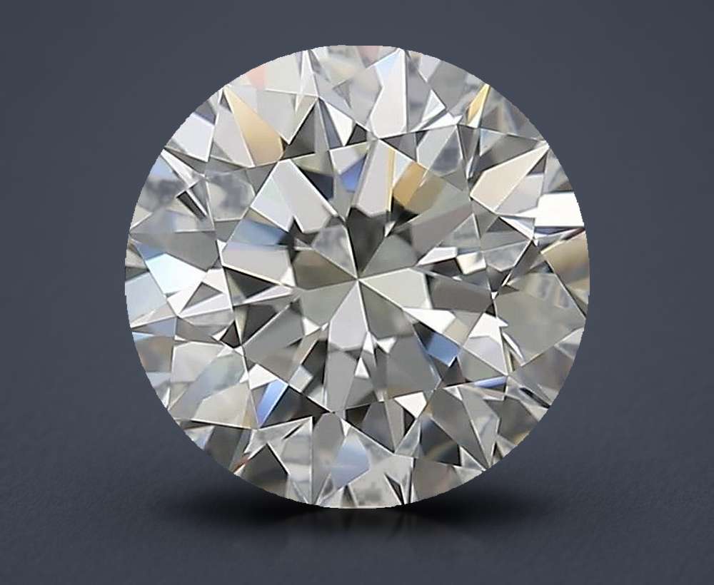 2.51ct H IF Rare Carat Ideal Cut Round Diamond