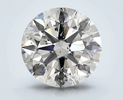 3.04ct F SI2 Excellent Cut Round Diamond