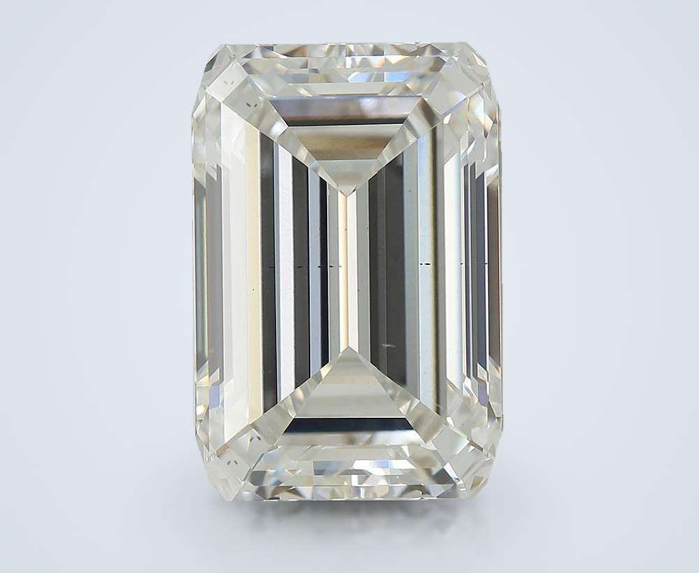 5.26ct G VS2 Rare Carat Ideal Cut Emerald Lab Grown Diamond