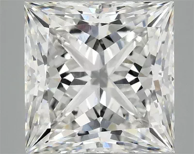 5.10ct F VS1 Rare Carat Ideal Cut Princess Lab Grown Diamond