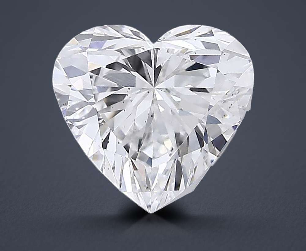 1.45ct E VS2 Rare Carat Ideal Cut Heart Lab Grown Diamond