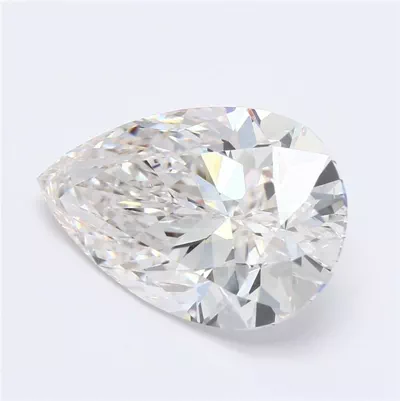 4.30ct J SI1 Very Good Cut Pear Lab Grown Diamond