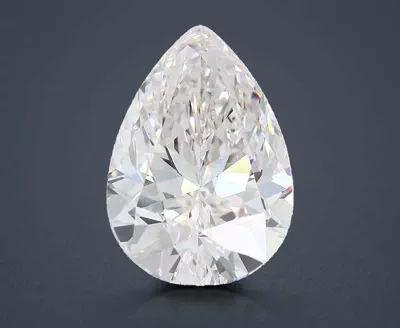 4.30ct J SI1 Very Good Cut Pear Lab Grown Diamond