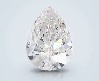 4.30ct J SI1 Very Good Cut Pear Lab Grown Diamond