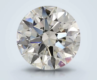 3.25ct J SI1 Rare Carat Ideal Cut Round Diamond