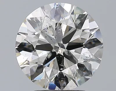 3.01ct H SI2 Excellent Cut Round Diamond
