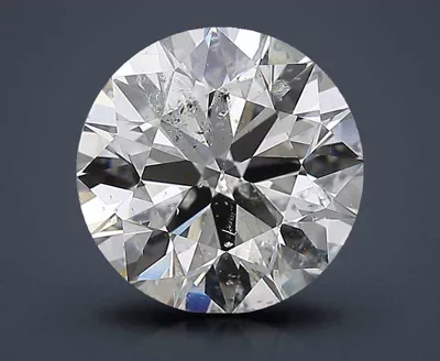 3.01ct H SI2 Rare Carat Ideal Cut Round Diamond