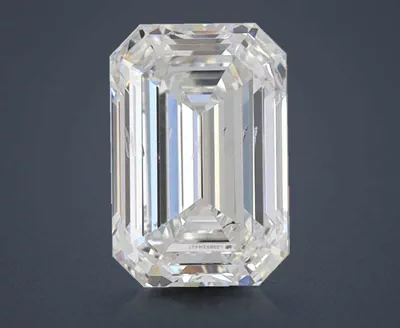 0.94ct E SI1 Rare Carat Ideal Cut Emerald Lab Grown Diamond