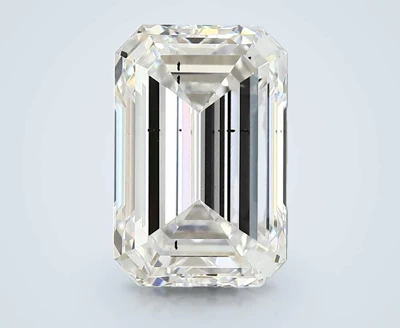 4.08ct E SI1 Rare Carat Ideal Cut Emerald Lab Grown Diamond