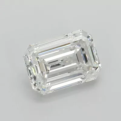 2.97ct E VS1 Very Good Cut Emerald Lab Grown Diamond