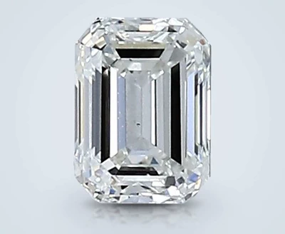 0.35ct H VS2 Rare Carat Ideal Cut Emerald Diamond
