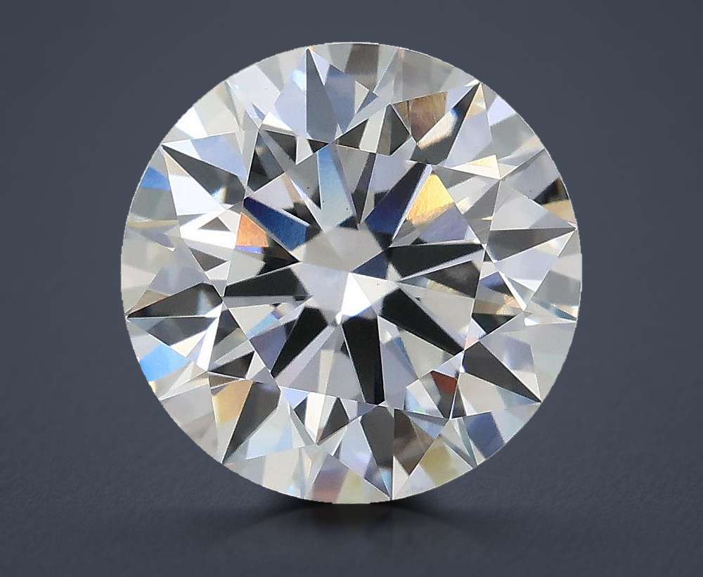3.09ct D VS1 Rare Carat Ideal Cut Round Lab Grown Diamond