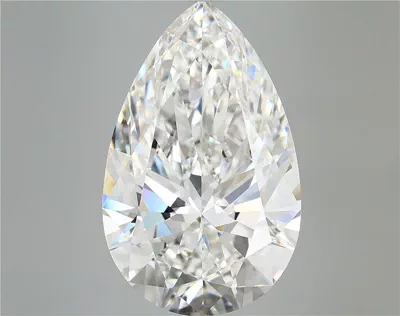 12.00ct E VVS2 Rare Carat Ideal Cut Pear Lab Grown Diamond