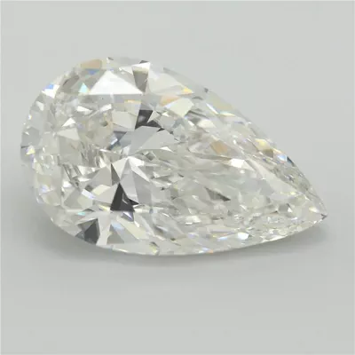 14.52ct F VS1 Rare Carat Ideal Cut Pear Lab Grown Diamond