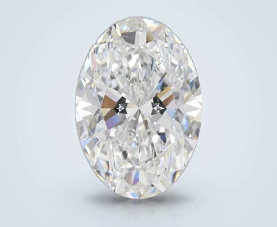 12.24ct F SI1 Rare Carat Ideal Cut Oval Lab Grown Diamond