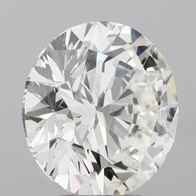 5.00ct H VVS2 Rare Carat Ideal Cut Round Lab Grown Diamond