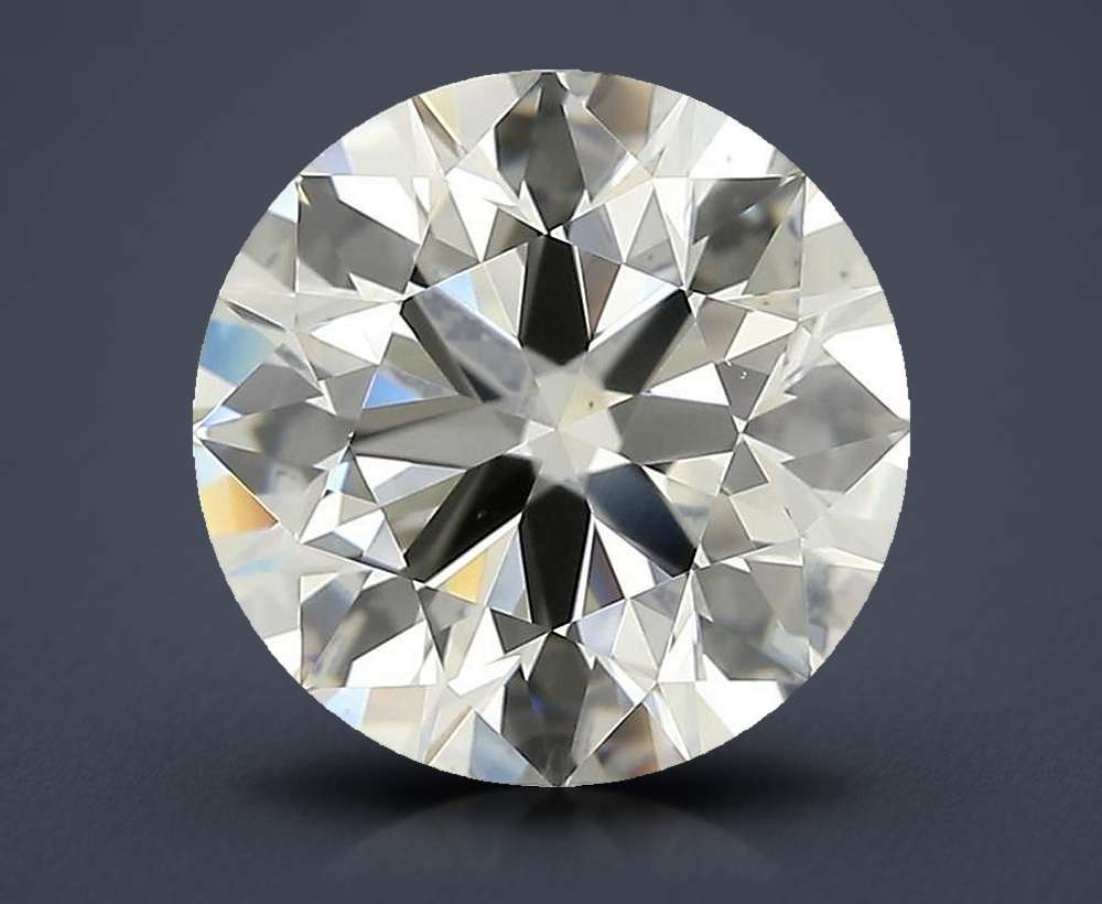 2.50ct K VS1 Rare Carat Ideal Cut Round Diamond