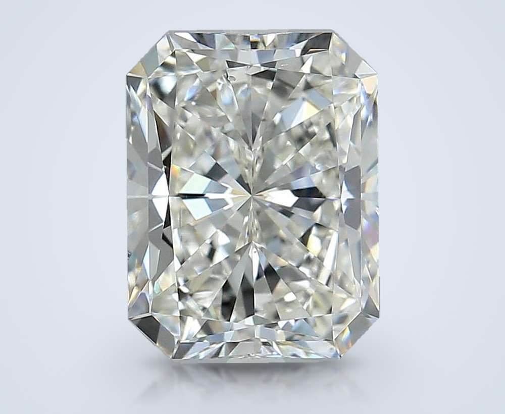 3.20ct J SI1 Rare Carat Ideal Cut Radiant Diamond