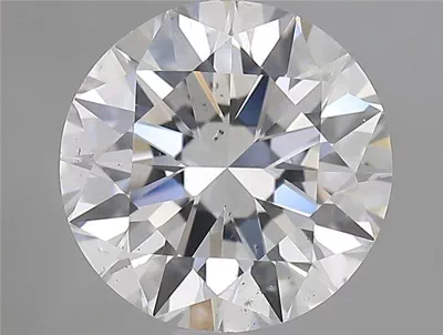 2.51ct E SI1 Rare Carat Ideal Cut Round Diamond