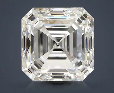 4.01ct H SI1 Rare Carat Ideal Cut Asscher Diamond