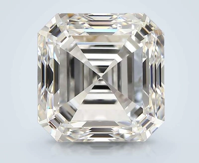 4.01ct H SI1 Rare Carat Ideal Cut Asscher Diamond